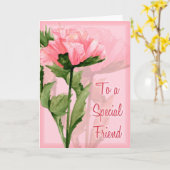 Special Friend Karte (Gelbe Blume)