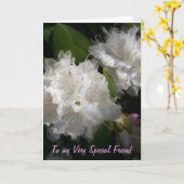 Special Friend Karte (Gelbe Blume)