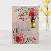 Special Friend Personalize Valentine's Day Card Karte (Gelbe Blume)