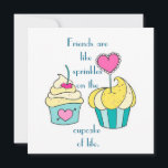 Special Friends Cupcake Message Flat Geburtstagska<br><div class="desc">Freunde sind wie Sprinklen auf dem Kuchen des Lebens - ich habe diese Nachricht zum ersten Mal in einem Kuchen-Laden gesehen und bin damit in Liebe gefallen - denn - sie fügen den wahren Sinn des Lebens hinzu. Und diese schönen Kuchen sind mit freundlicher Genehmigung von Freepik.com</div>