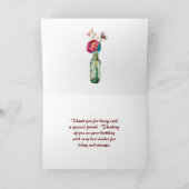 Special Friends Message Floral Birthday Karte (Innenseite)