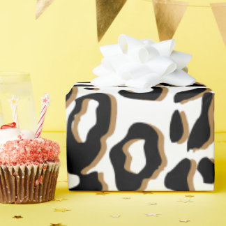 special gift card with animal print geschenkpapier