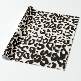 special gift card with animal print geschenkpapier