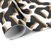 special gift card with animal print geschenkpapier (Rolleneckpunkt)