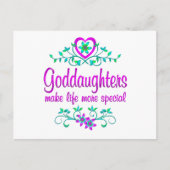 Special Godtochter Postkarte (Vorderseite)