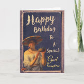 Special Godtoy Happy Birthday Stylish Retro Karte (Vorderseite)