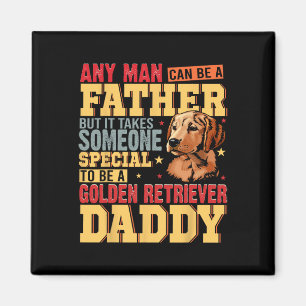Special Golden Retriever Daddy Vathers Day Dog Lov Magnet