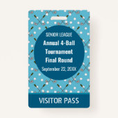 Special Golf Event Security Pass Ausweis (Vorderseite)