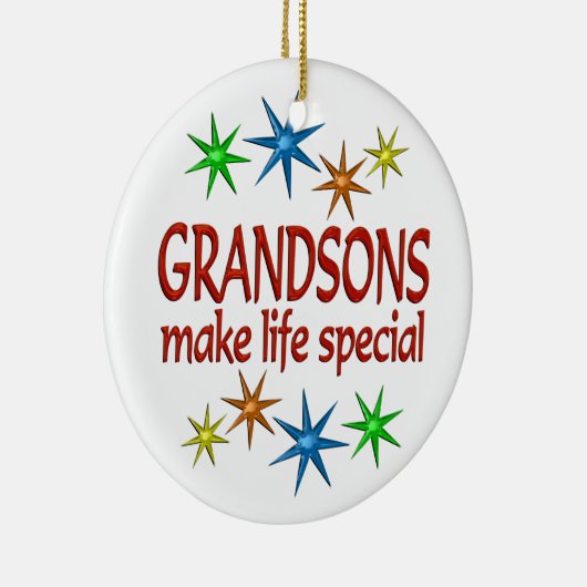Special Grandson Keramikornament (Rechts)
