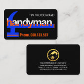 Special Handyman Hammer Gebäude Visitenkarte (Vorne/Hinten)