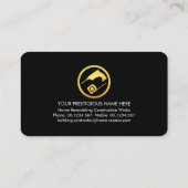 Special Handyman Hammer Gebäude Visitenkarte (Rückseite)