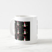 Special Happy Holidays Ho Ho Ho Ink Sketch Santa G Kaffeetasse (Vorderseite Links)