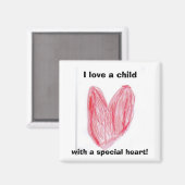 Special Heart Magnet (Vorderseite/Rückseite)