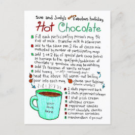 Special Holiday Hot Chocolate Rezept Postkarte