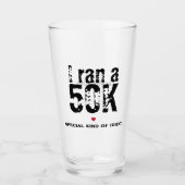 Special Idiot Ultramarathon Running Funny Glas (Vorderseite)