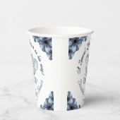 Special Little Boy auf seinem Weg Elephant Paper C Pappbecher (Rechts)