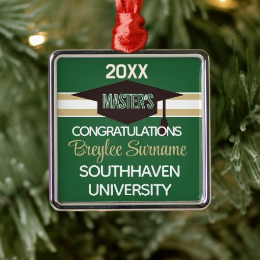 Special! Master Degree  Ornament Aus Metall (Baum)
