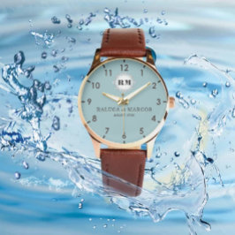 Special moments couple names armbanduhr