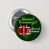 SPECIAL:  Naam!  Tunaweza! Button (Vorne & Hinten)