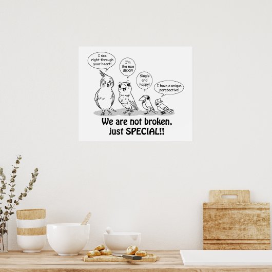 Special Need Birds Poster (Küche)