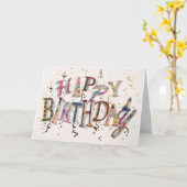 "SPECIAL NIECE" AUF IHRER GEBURTSTAGSKARTE KARTE (Gelbe Blume)