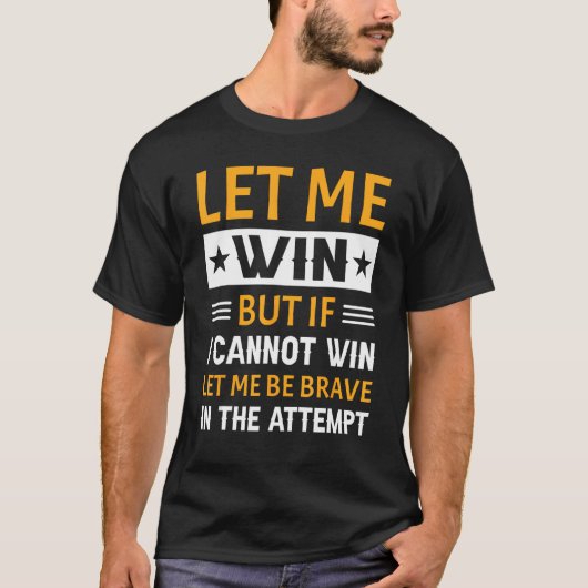 Special Olympics Let Me Win 1 T-Shirt (Vorderseite)