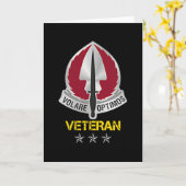 Special Operations Aviation Command Logo Veteran P Karte (Gelbe Blume)