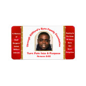 Special Order, Address Labels Clifford's Eyes Adressaufkleber (Vorne)