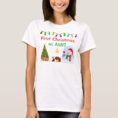 Special Order First Christmas as Aunt Shirt (Vorderseite)