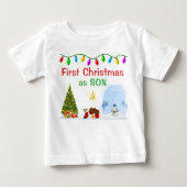 Special Order First Christmas as Son Shirt (Vorderseite)