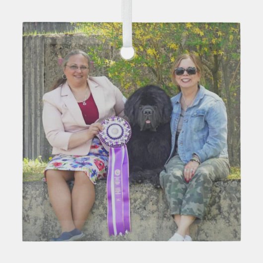 Special Order for Carol B Glass Ornament Aus Glas (Vorderseite)