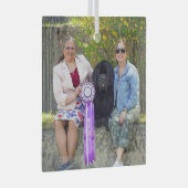 Special Order for Carol B Glass Ornament Aus Glas (Vorderseite Rechts)