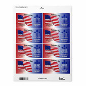 Special Order Veteran's Day Patriotic Labels (Vorne)