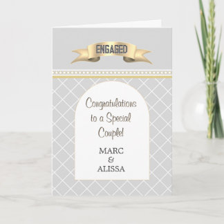 Special! Personalized Engagement Card Karte