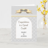 Special! Personalized Engagement Card Karte (Gelbe Blume)