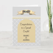 Special! Personalized Engagement Card Karte (Vorderseite)