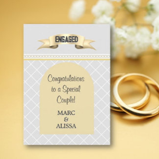 Special! Personalized Engagement Card Karte