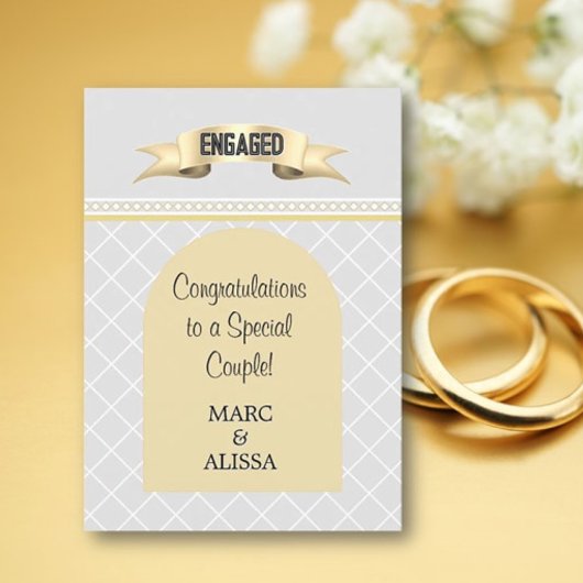 Special! Personalized Engagement Card Karte