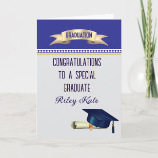Special! Personalized graduation Card Karte