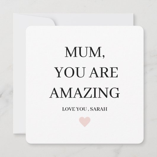 Special Personalized MUM You Are Amazing Gift (Vorderseite)