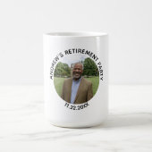 Special Photo Elegant Retirement Party Kaffeetasse (Mittel)