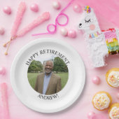 Special Photo Elegant Retirement Party Pappteller (Party)