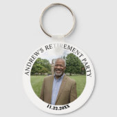 Special Photo Elegant Retirement Party Schlüsselanhänger (Vorderseite)