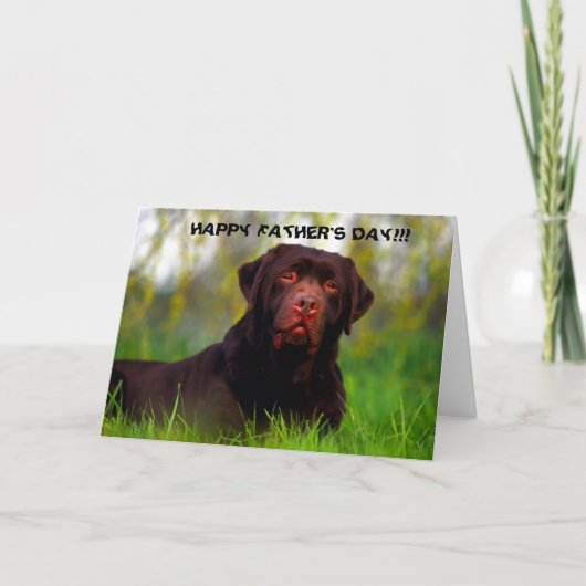 Special Poem Happy Vatertag Card Karte (Vorderseite)