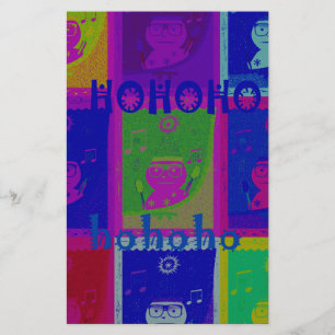 Special Santa HoHoho Pop Kunst und Kultur Briefpapier