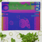 Special Santa HoHoho Pop Kunst und Kultur Geschirrtuch (Gefaltet)