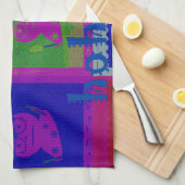 Special Santa HoHoho Pop Kunst und Kultur Geschirrtuch (Viertel Falte)