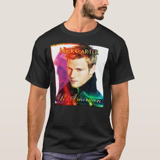 Special Singer Man Country Nick Carter Redeki Tren T-Shirt (Vorderseite)