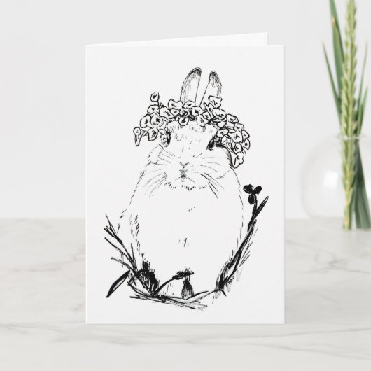 Special Somebunny card Dankeskarte (Vorderseite)