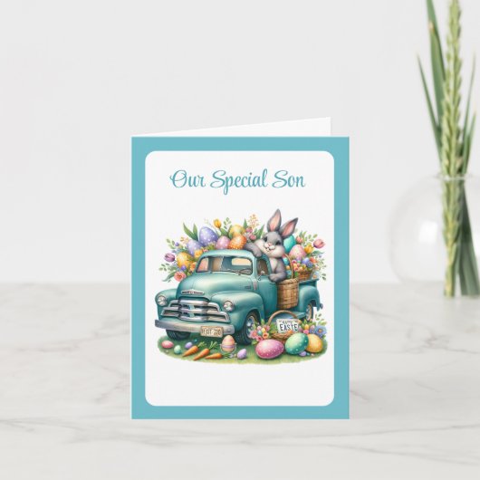Special Son Easter Card Feiertagskarte (Vorderseite)